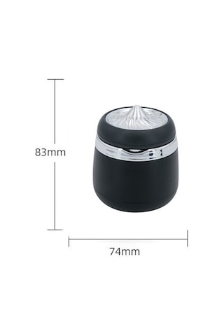Premium Işıklı Küllük Silver / Icku54