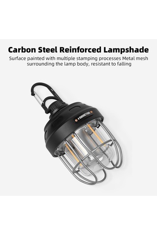 Shinetrip Kamp Işıkları Ve Fenerleri Karbon Çelik 5 Mod Usb Şarj Yeşil