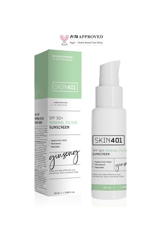 Spf50 Mineral Filtre Güneş Kremi 50 Ml
