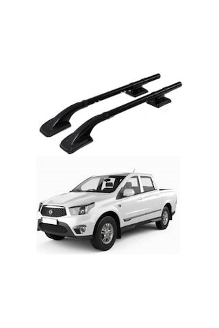 Ssangyoung Korando Sports Ara Atkısız Tavan Çıtası Siyah