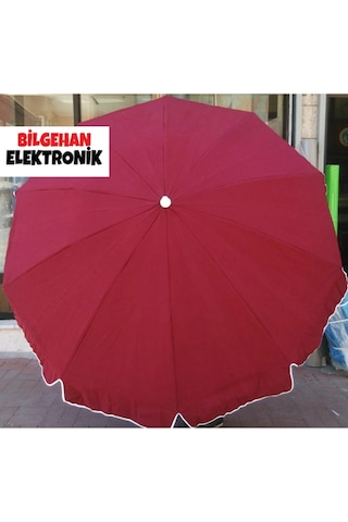 Bilgehanelektronik 2 Mt Kalın Gabardin Kumaş Eğilebilir Plaj Şemsiyesi Bidon Hariç