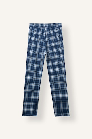 Defacto Regular Fit Ekose Düz Paça Pijama Altı I8496ax26auın246 İndigo-ın246