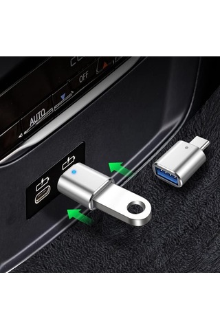 Usb C - Usb Adaptörü, Usb Type C - Usb 3.0 Adaptörü, Led Göstergeli, Dizüstü Bilgisayar, Mo Sku: Smg8690010089434