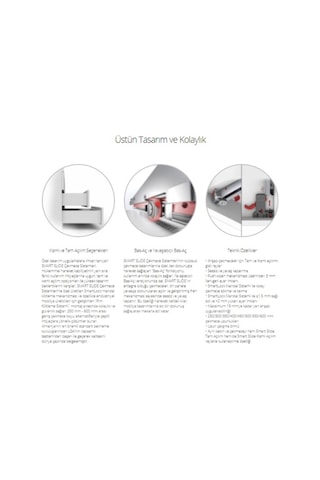 Smart Slide Kısmi Açılım 500Mm