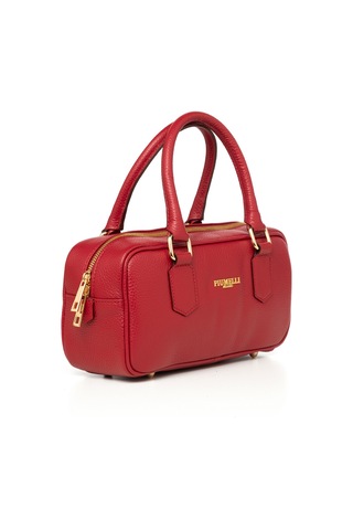 D90 Rubino Portföy Çantası Kadın Karen Piumelli Milano Bag D90 Rubino