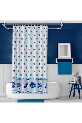 Zethome Evdy Banyo Duş Perdesi 4910 Tek Kanat 1X110x200 Çok Renkli