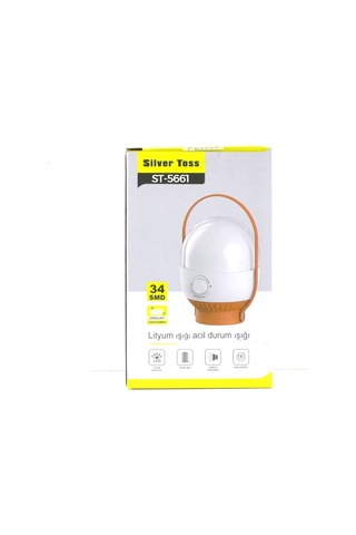 Silver Toss St-5661 34 Led Kamp Lambası Ve Fener - Usb Şarjlı, Ayarlanabilir Işık, 4.8w Ve 2400 Mah