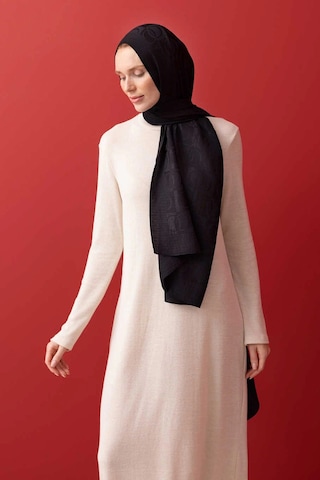 Imannoor İmannoor Dama Desen Siyah Naia Pamuk Şal 241-3001-100 Siyah Kahverengi