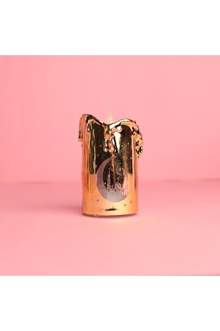 Ay Yıldız Minare Figürlü Led Gün Işığı Renkli Plastik Pilli Mum 1 Adet-1975 Çok Renkli