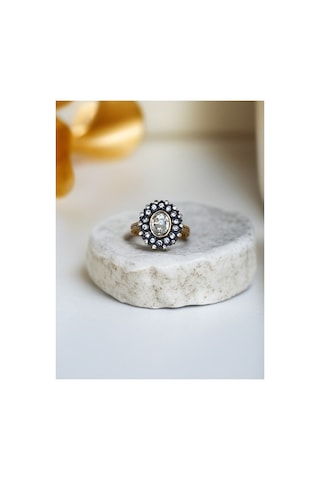 Kristal Oval Taşlı Yüzük 439622