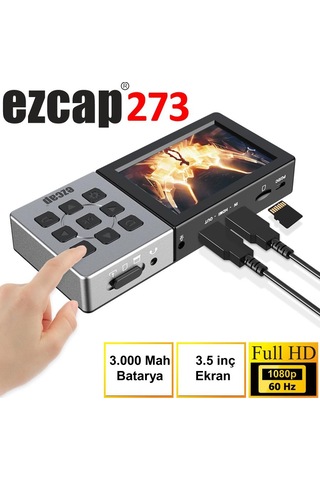 Ezcap273 1080P 60Hz Hdmı Video Recorder Portatif Video Kaydedici