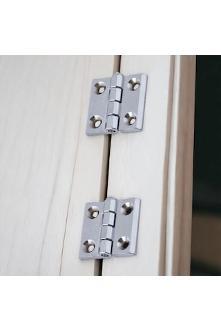 Menteşe Yaprak Gümüş Metal 40x40 Mm 2 Adet Set Kapi Pencere Dolap Mobilya Kapak Menteşe Bağlantı Diğer