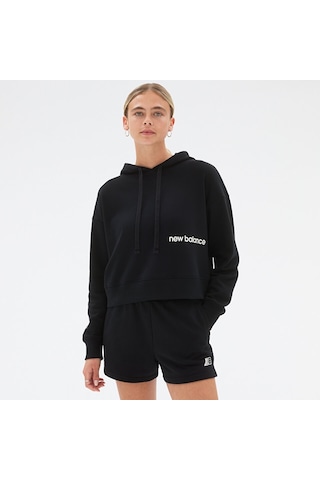New Balance Kadın Sweatshırt Wt23512-bk Siyah