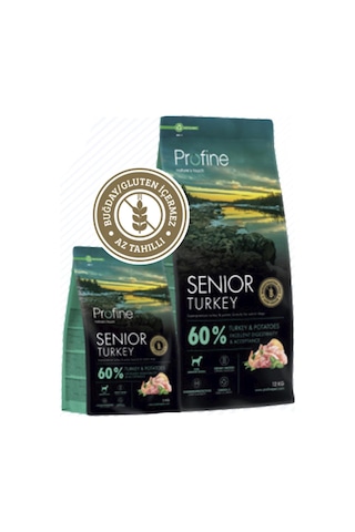 Profine Gluten Free Senior Glutensiz Hindi Etli Yaşlı Köpek Maması 12 KG
