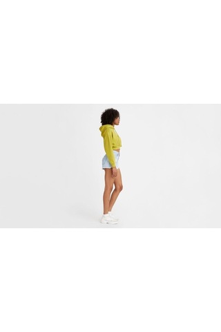 Kadın Jean Şort-5343 Açık İndigo