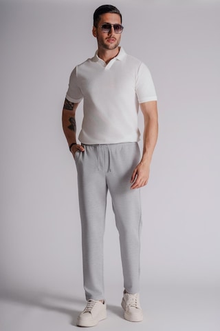Braccas Erkek Yandan Cepli Beli Lastikli Relaxed Fit Jogger Pantolon Lacivert Gri