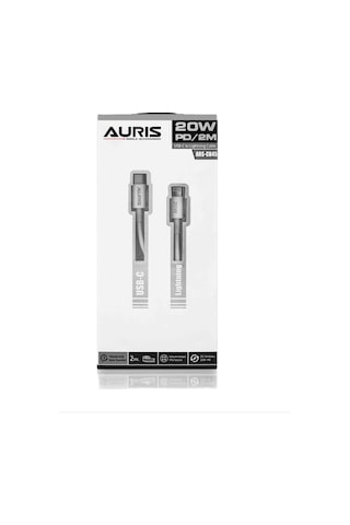 Auris CB45 USB C 20 Watt Apple iPhone Uyumlu 2 Metre PD Şarj Kablosu