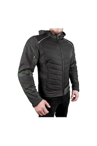 Thebikerjeans Everest Waterproof Khaki Camo Korumalı Motosiklet Montu Erkek