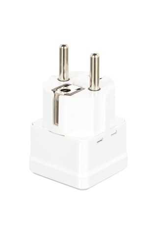 Evrensel Adaptör Seyahat Fişi Beyaz Ab Normu - 250v Ac 10 16a İngiliz Ve Amerikan Fiş Dönüştürücü Priz Adaptör