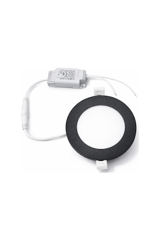 1 Adet Cata Ct 5125 Sıva Altı 6w Siyah Kasa Led Spot 3200k Gün Işığı çok renkli