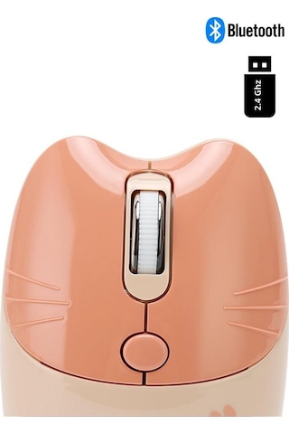 NDNeed ND-CATMOUSE04 Sevimli Kedi Kablosuz Kablosuz Mouse
