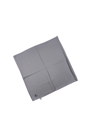 Mısırlı Eşarpları Queen Krep Simli Kadın Eşarp 110x110 CM - Gümüş