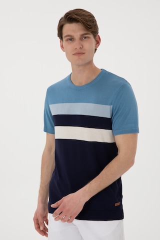 U.S. Polo Assn. Erkek Slim Fit Bisiklet Yaka Lacivert Tişört 50306459-VR033