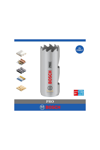 Bosch Pro 20 Mm Multi Vidalı Bi-metal Panç 2608901494