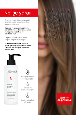 Pure Saach Professional Protein Complex Shampoo 400 ML