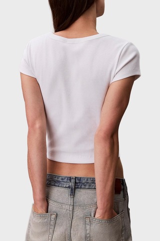 Calvin Klein Bayan T Shirt Lv047c200g Yaa Beyaz BEYAZ