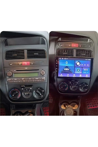 Fiat Linea Android Multimedya 4gb/64gb Carplayli 9 İnc Hd Ips Ekran +kamera 9"