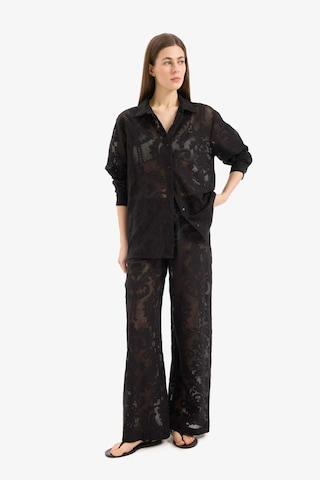 Defacto Dantelli Esnek Belli Beyaz Plaj Pantolonu-fall İn Love D9767ax25smbk27 Siyah