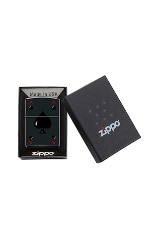 Zippo Black Ace Çakmak Çok Renkli