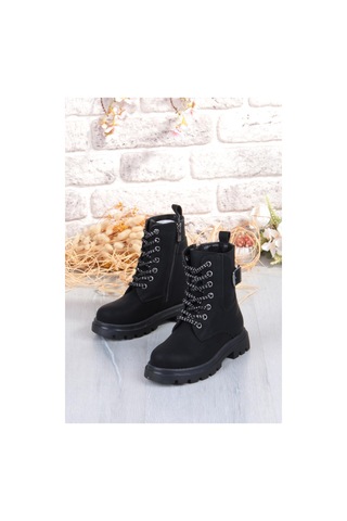 Fort Cool Aleda Anatomik Sıcak Astar Kaymaz Taban Kız Çocuk Bot Siyah