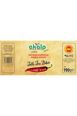 Akalp Çiftliği Tatlı Toz Kırmızı Biber 190 G