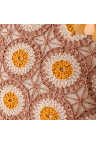 Soft Step Kırlent - Pudra - 40x40 Cm Renkli