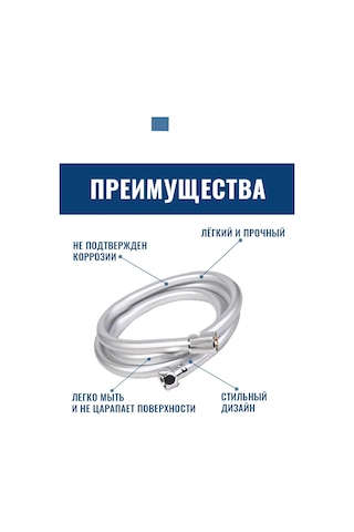 Argo 1.5 Metre Gri Pvc Duş Hortumu 98435993 Gri