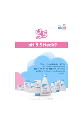 Baby pH 5.5 Bisabolol İçerikli Koruma ve Bakım Sağlayan Yenidoğan Bebek Şampuanı 500 ml