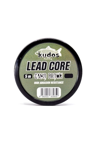 Kudos Lead Core 35lb Camo Brown 5 Metre Kurşun İpi