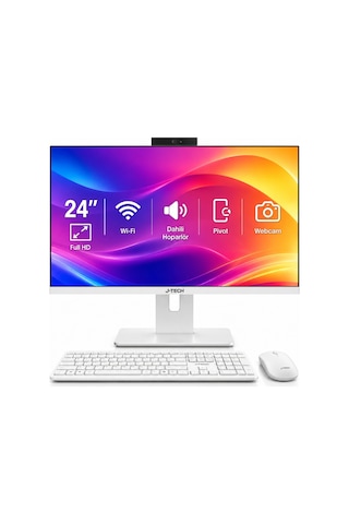 J-Tech PROX i5-2300 8 GB 128 GB SSD 24" Free Dos AIO Masaüstü Bilgisayar