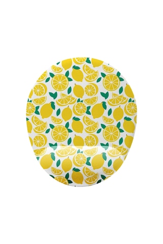 Limon Desenli Bilek Destekli Kaymaz Buruşmaz Kırılmaz Mouse Pad