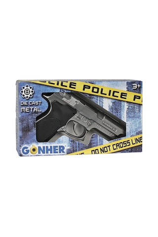Police Pistol 8 Shots - Steel