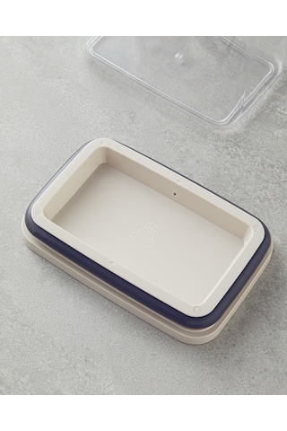 English Home Colessa Plastik Saklama Kabı 1200 Ml Krem Krem