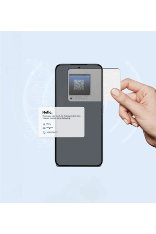 Linktech Dijital Kartvizit Akıllı Takip Cihazı Siyah , Apple İOS Uyumlu Ve Android 2 Si 1 Arada Takip Özellikli
