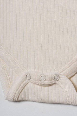 Babycosy Organic Wear Bebek 2li Askılı Zıbın Body %100 Organik Pamuk - Bebek Ve Yenidoğan Serisi - Csym31123 Ekru