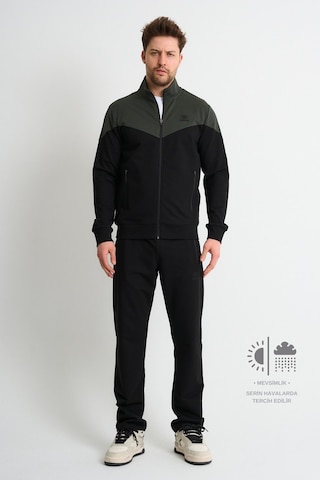 Shooter Sportswear Shooter Erkek Elite Mevsimlik Eşofman Takımı Rahat Form Günlük Kullanım Siyah