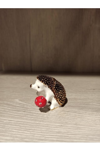 Swarovski Taşlı Kirpi Mücevherlik / Dekoratif Biblo