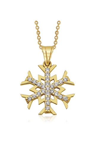 Altın Kar Tanesi Kolye Ucu As20131Kl Altınsepeti