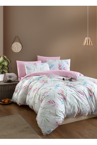 Mystory Home Lastikli Çarşaflı Tek Kişilik Nevresim Takımı Tulip
