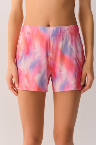 Suwen Pink Shadows Şort Sh26902603690 Batik